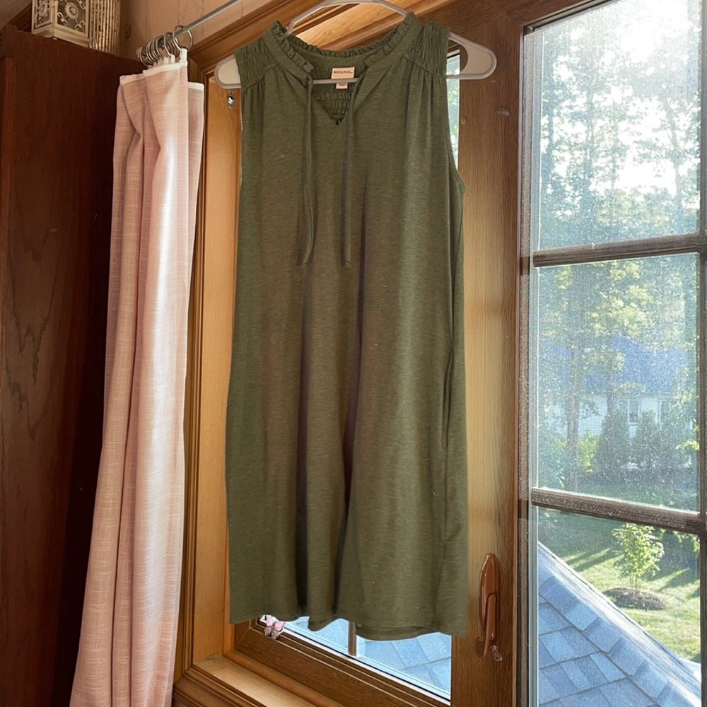 Merona Sleeveless Hunter Green Dress